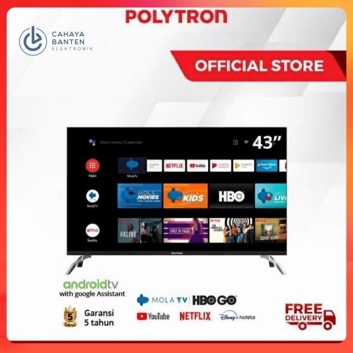 LED POLYTRON 43RG9059 Smart TV Android 43INCH