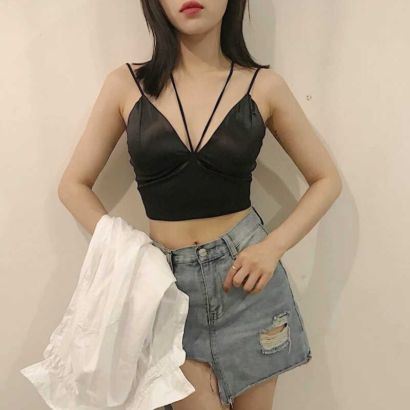 COD- Bra Fashion Wanita  (T180)) / Tanktop bra Pakaian Dalam Bra Bahan Satin Stylish / Bra Wanita