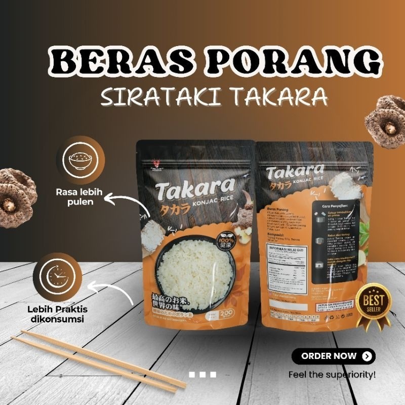 

BERAS PORANG TAKARA LANGSUNG SEDUH ISO9001 1KG