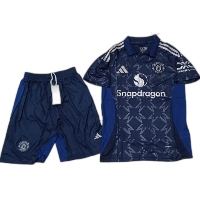 JERSEY BAJU BOLA SETELAN MU AWAY 2024/2025 GRADE ORI