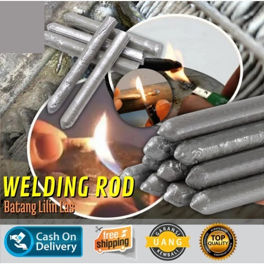 Elektroda fusi kawat las suhu rendah cocok untuk pengelasan logam aluminium