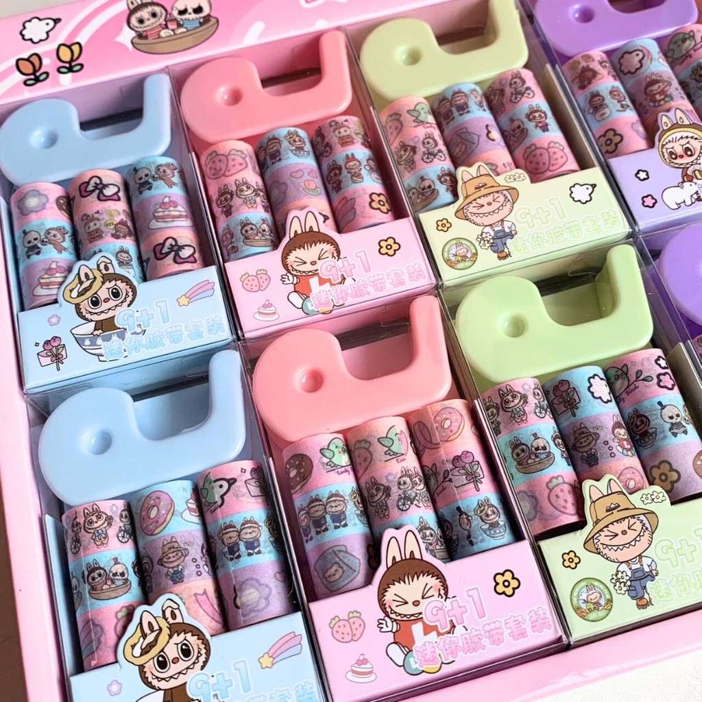 

MINI WASHIE TAPE CUTE LABUBU stationery alat tulis perlengkapan sekolah cfc