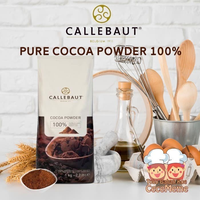 

Callebaut Chocolate Powder Coklat Cokelat Bubuk Pure Cocoa Repack 150g