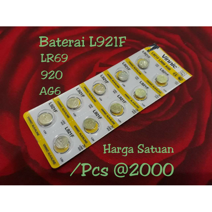BATERAI BATRE BATERE BATREI BATTERY L921F 920 LR69 AG6 BATERAI VINNIC