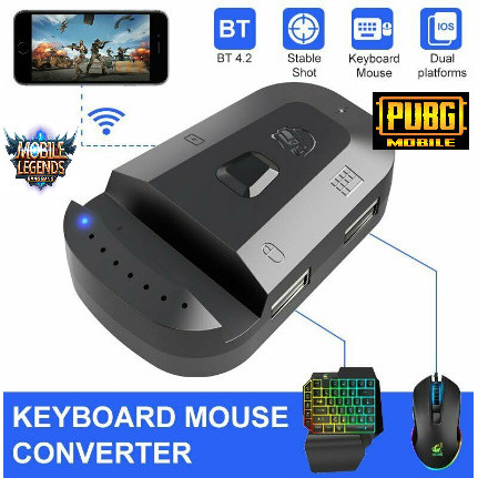 Konverter Keyboard Mouse Gaming Bluetooth Wireless Converter Android