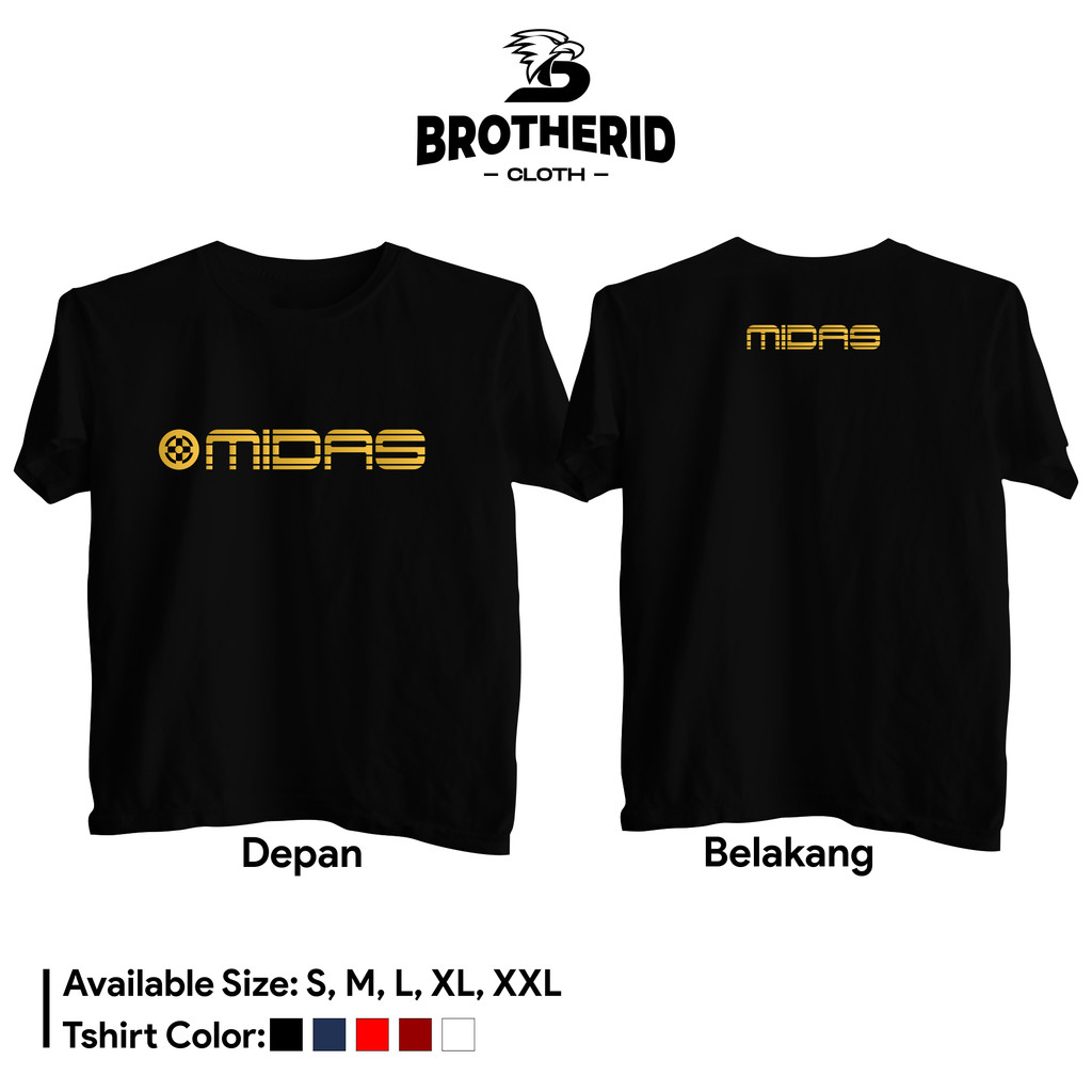 Kaos Midas Profesional Audio Mixer Baju Operator Sound System Original