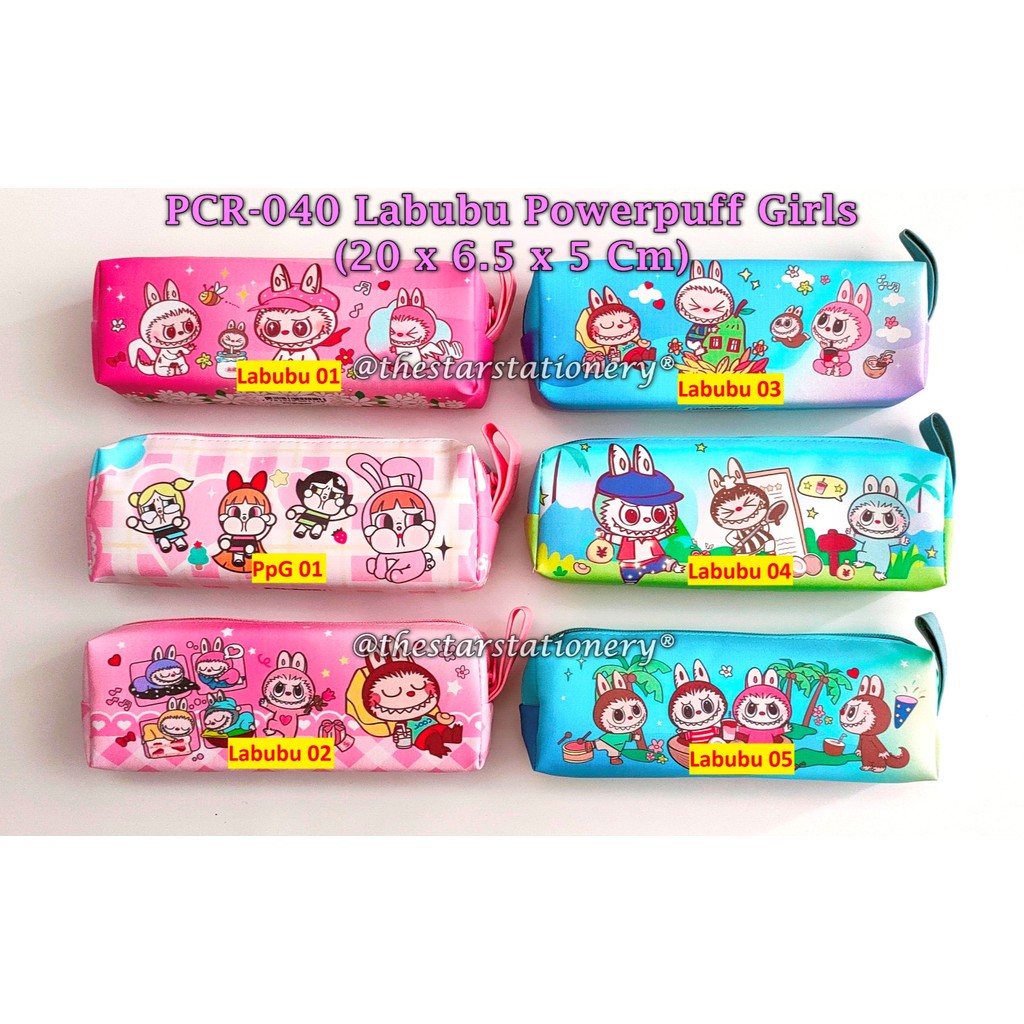 

(1 Biji) Kotak Pensil Resleting Labubu PCR-040 / Tempat Pensil Resleting 20*6.5*5 Cm