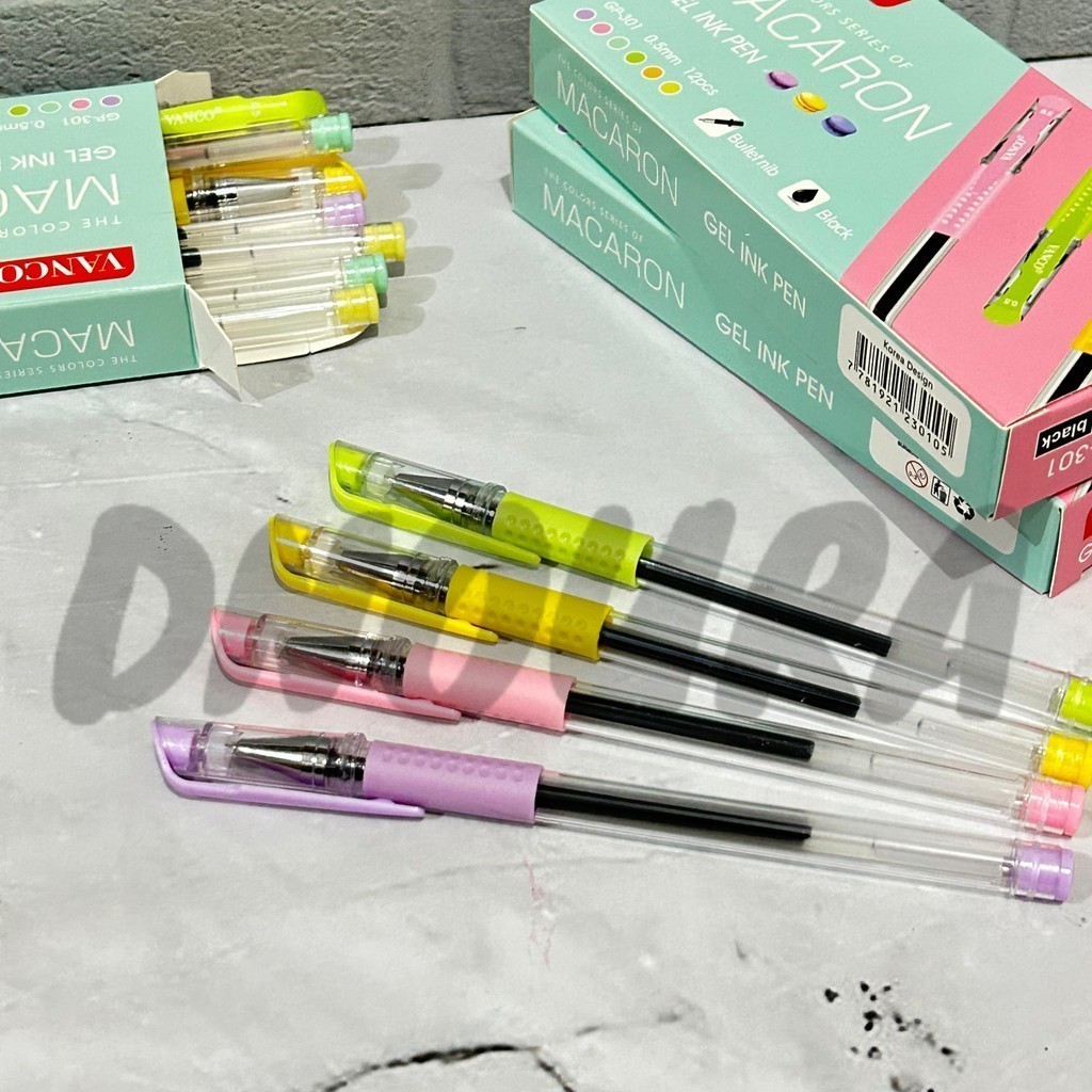 

ECER 1PCS Gel Ink Pen Vanco Macaron GP-310 0.5mm