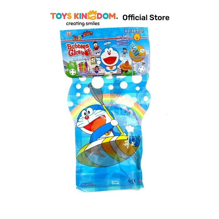 Toys Kingdom Emco Bubble Doraemon Frooble Glove 208 Random Gelembung Sabun Tiup Permainan Outdoor Ma