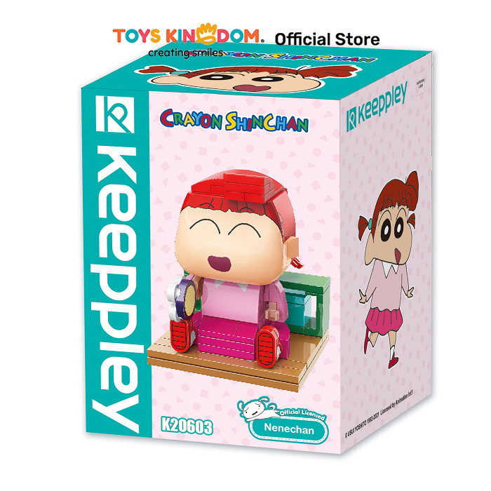 Toys Kingdom Keeppley Figure Crayon Shinchan Nene Kids Toy Toys Block Bricks Miniature Deco Characte