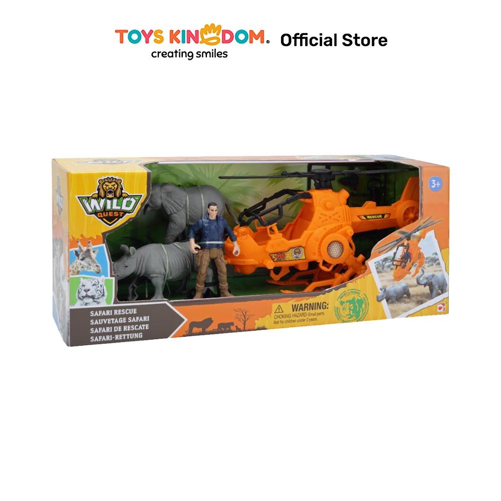 Toys Kingdom Chap Mei Set Wild Quest Jungle Safari Rescue Mainan Anak Creativity Kids Toy Education 