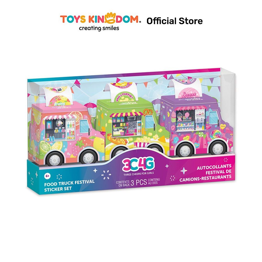 

Toys Kingdom Make It Real Set Sticker Food Truck Fest 12054 Stiker Dekoratif Lucu Cute Stickers Deco Sticker Pack Journal Book