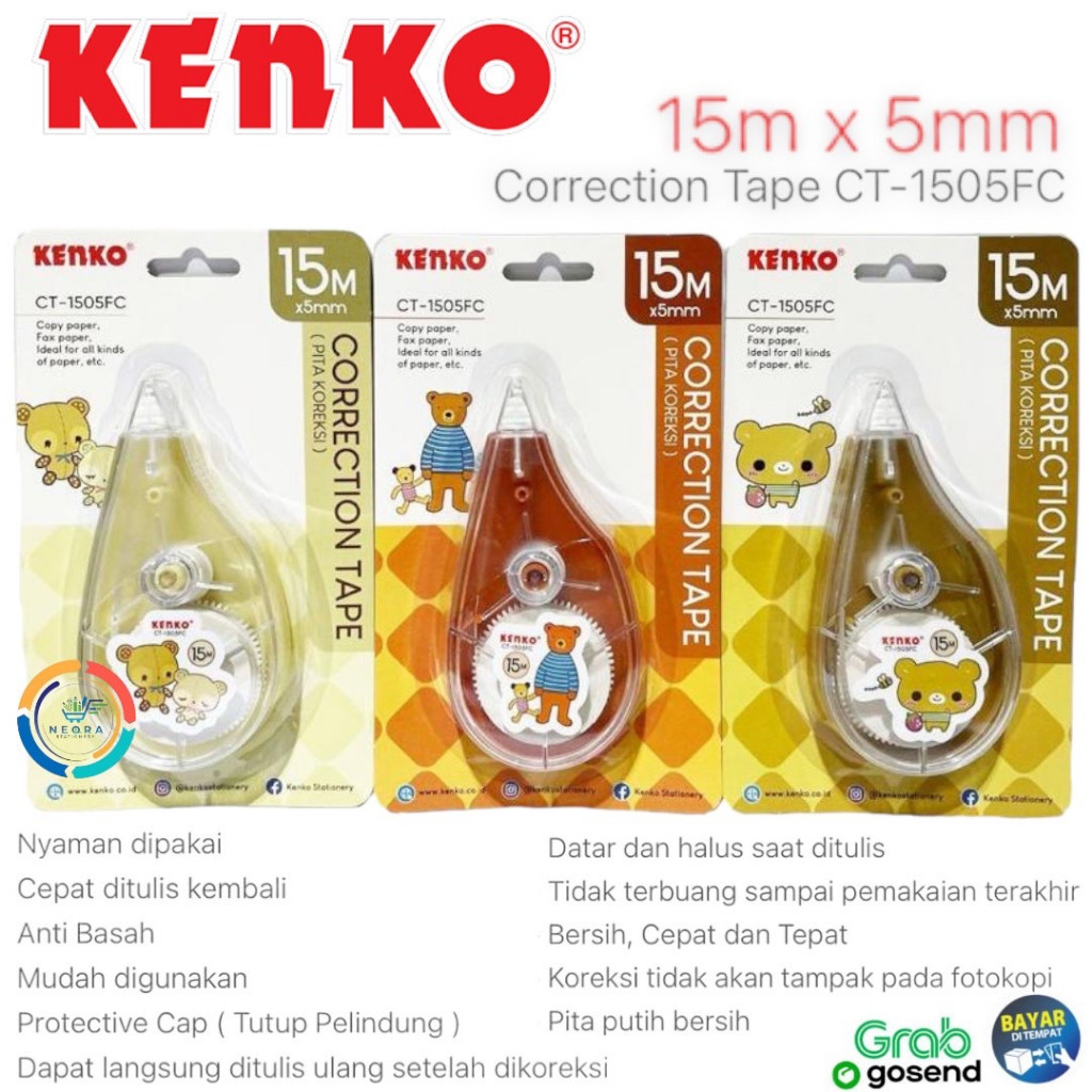

Kenko Correction Tape CT-1505FC | 15m x 5mm