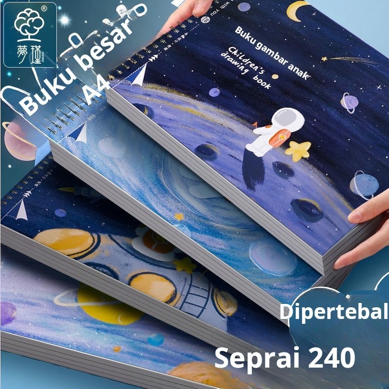 

A4 Painting Book / Buku Gambar 30 Lembar Kertas Tebal Tidak Tembus