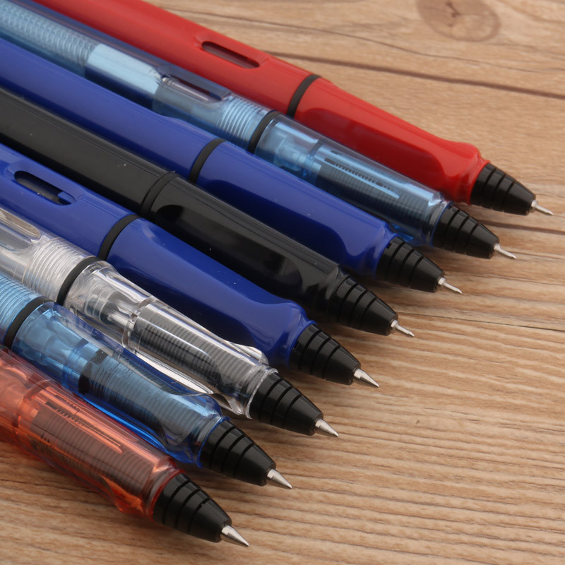 

1pc Piston Fountain Pen color Transparent White bullet Needle 0.38mm 0.5mm Stationery Office School Supplies