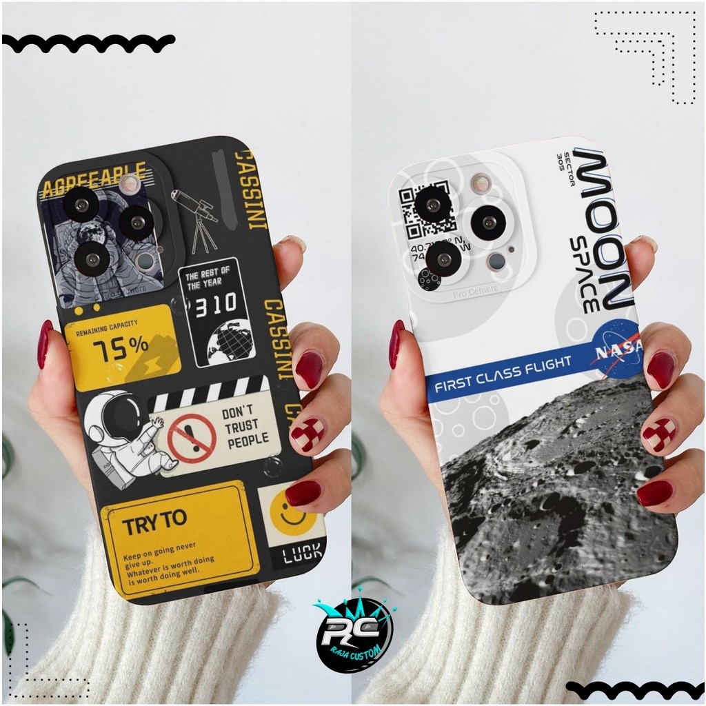 CUSTOM CASE SOFTCASE SILIKON PROCAMERA NASA CUSTOM OPPO REALME VIVO XIAOMI SAMSUNG INFINIX IPHONE FO