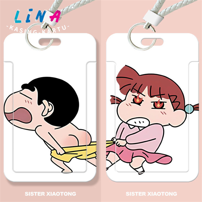 

Set Kartu Geser Pelajar Pasangan Crayon Shin-chan Lucu, Kartu Makan, Kartu Bus, Kartu ID, Kartu Akses Penyimpanan Kartu Kampus