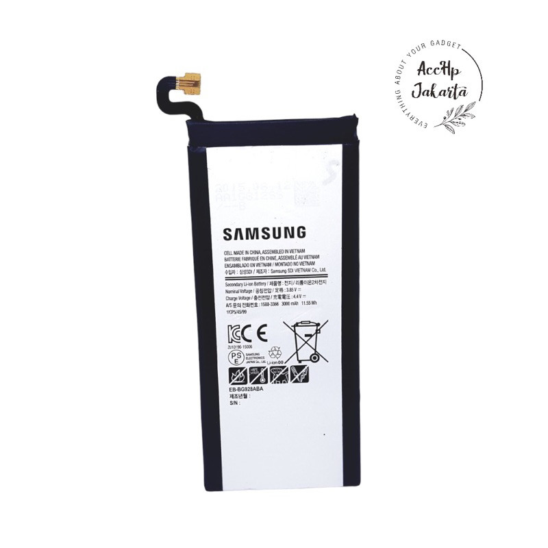 Batre Baterai Samsung Galaxy S6 Edge Plus G928 Original 100 % / Batrei Samsung S 6 Edge Plus Ori