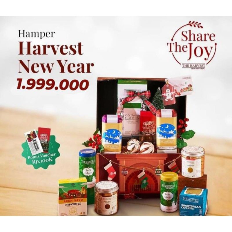 

The Harvest - Hampers Natal / Tahun Baru Harvest New Year Natal Parcel Christmas Hampers Box 2024