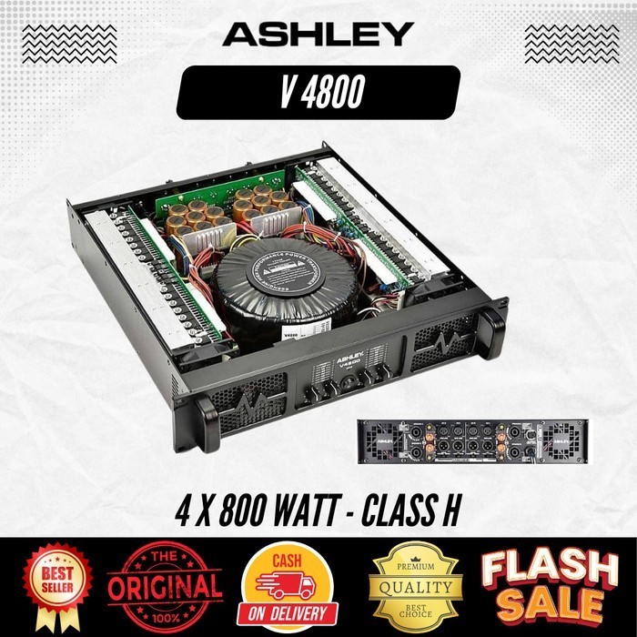 Power 4 Channel Ashley V4800 Class H