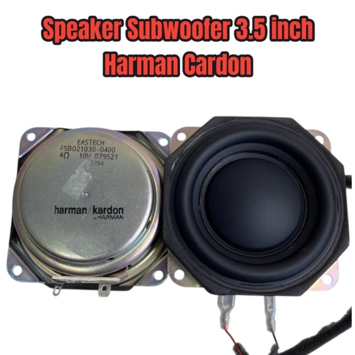 Komponen Speaker Subwoofer Harman Kardon 3.5 inch 10 watt Original