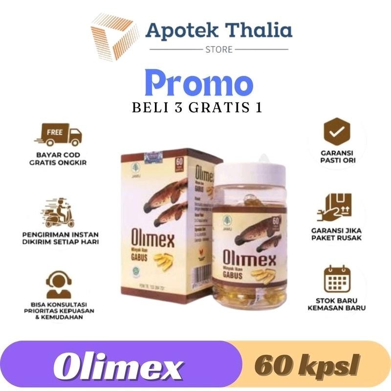 Olimex Minyak Extra Ikan Gabus Asli BPOM