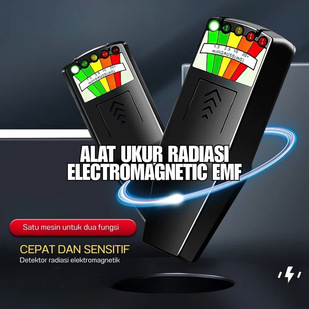 Alat Ukur Radiasi Electromagnetic EMF Elektromagnetik Tester Pendeteksi Hantu