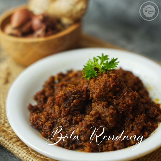 

Wahyu Beef Bola Rendang 250gram | Rendang | Daging Rendang | Bola-Bola daging |