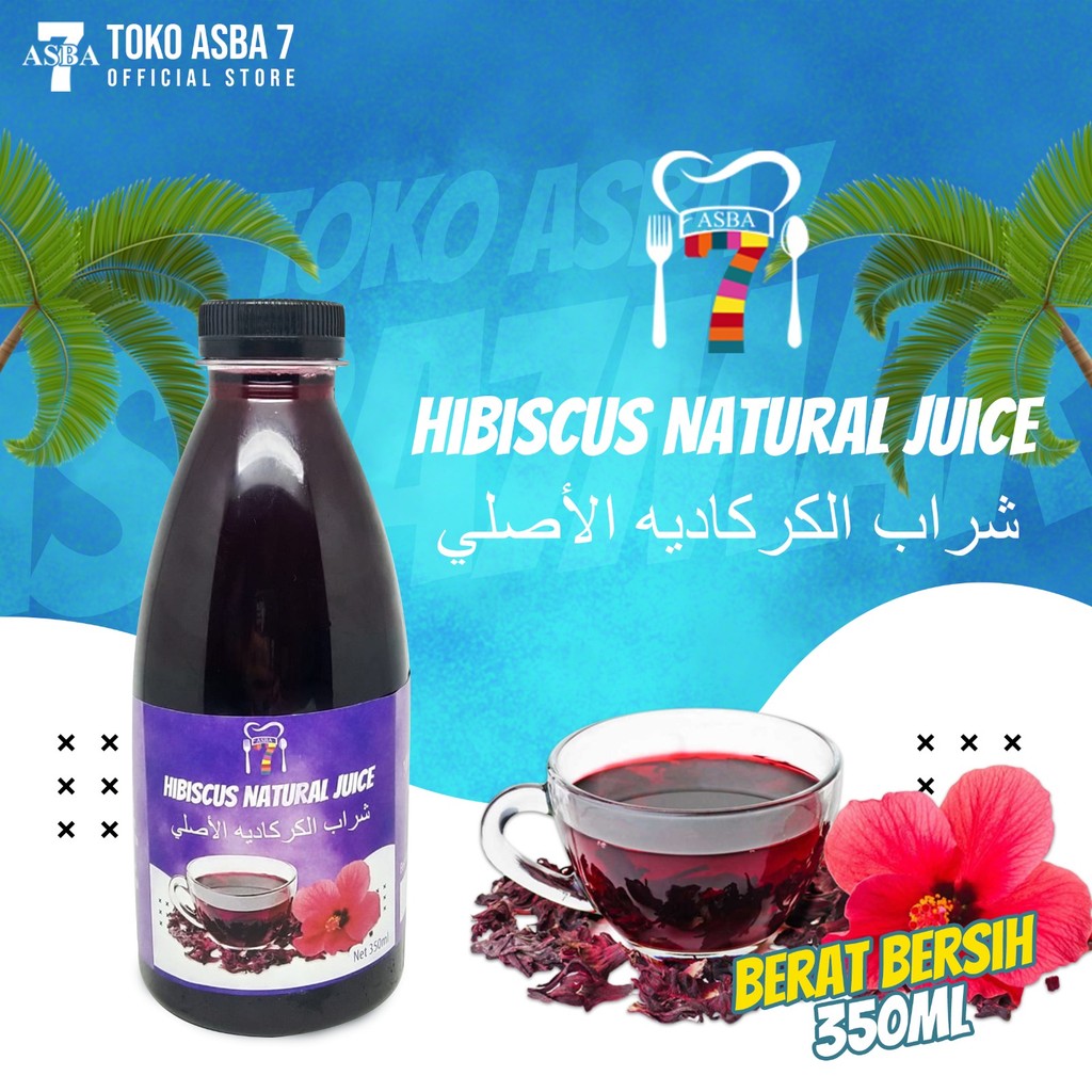

ASBA KARKADE HIBISCUS NATURAL JUICE 350ML