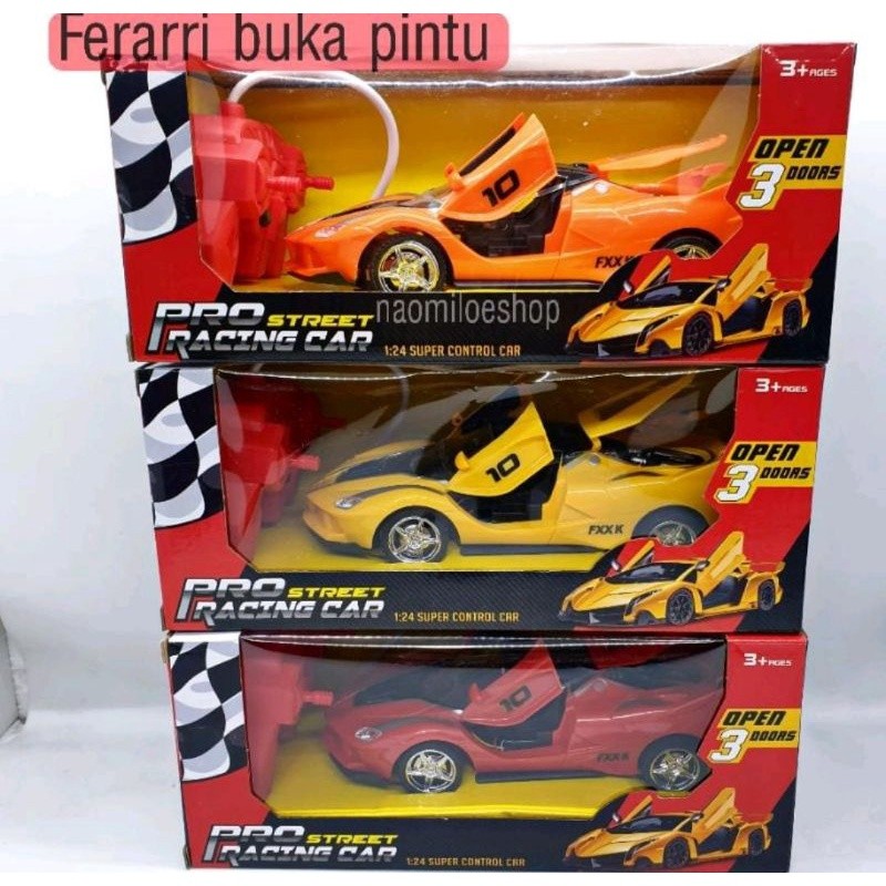 Mainan Mobil remote control mobil ferrari buka pintu RC ferrari