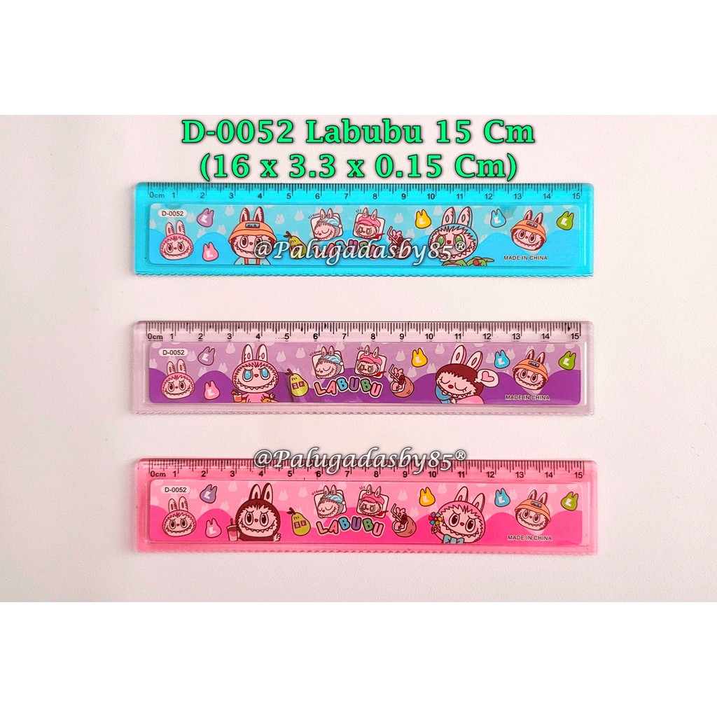 

(1 Biji) Penggaris Labubu 15 Cm / Penggaris 15 Cm Labubu / Penggaris GXIMP D-0052 Labubu 15 Cm