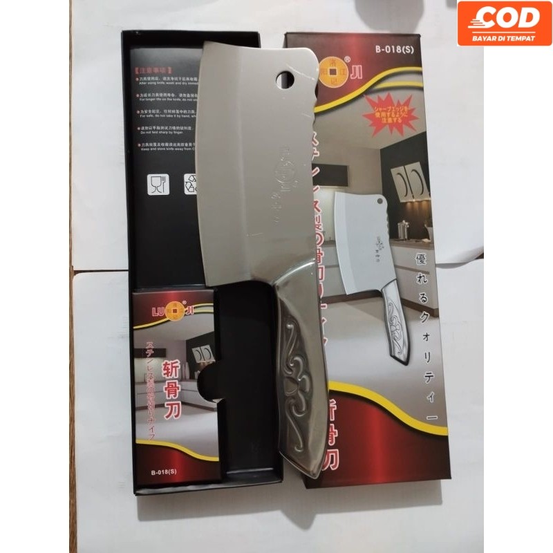 pisau cincang daging pisau stainless pisau tulang pisau daging tebal pisau dapur pisau golok