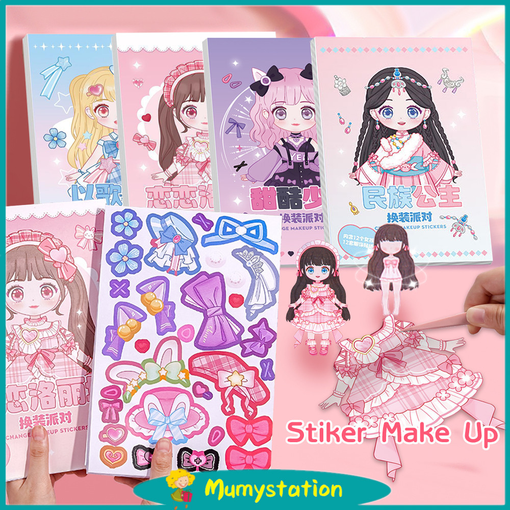 

Mumystation Diy Stiker Make Up Princess Style Stiker Ganti Muka