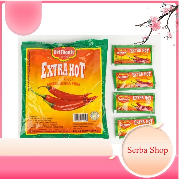 

Delmonte Saus Tomat Ketchup Sachet Saos Sambal Extra Hot Chili Sauce Saset - XTRA HOT SACHET .