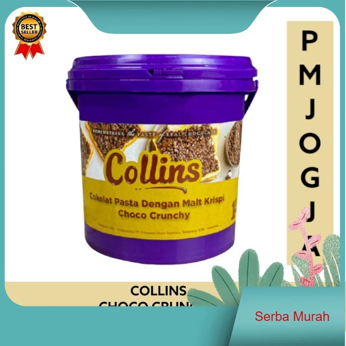 

Collins Choco Crunchy 1kg / Coklat Pasta Dengan Malt Krispy