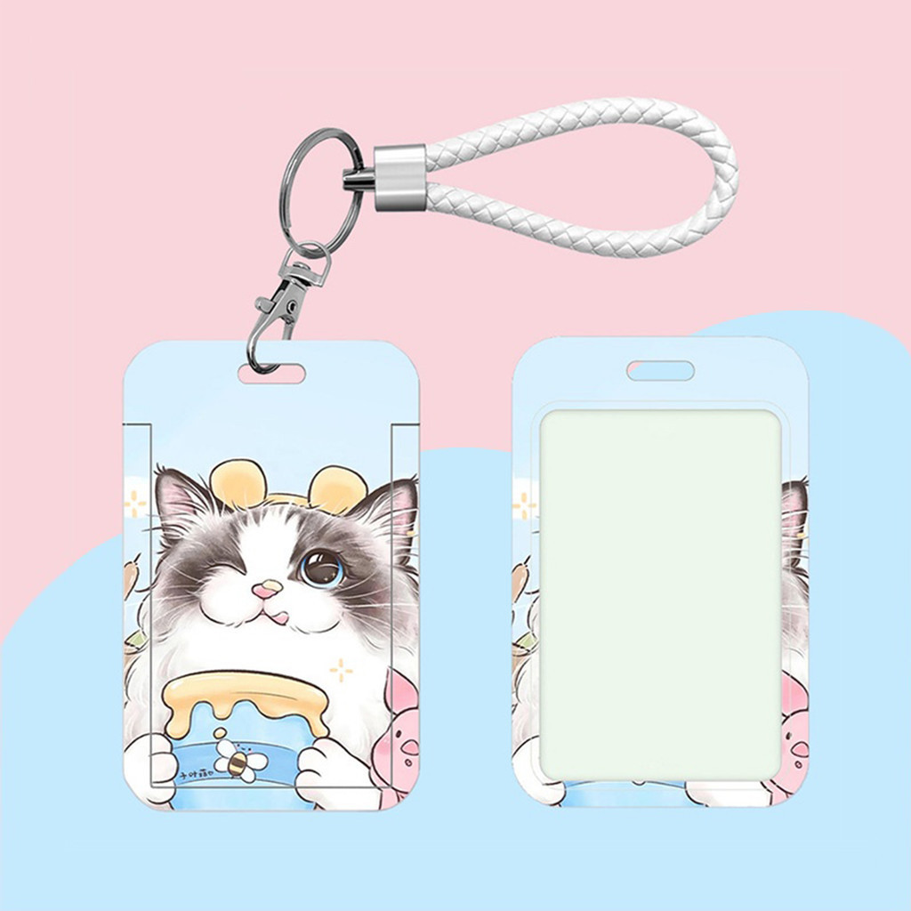 

3j! Acsesoris ID CARD HOLDER MOTIF KUCING TEMPAT KARTU PHOTOCARD PHOTO CARD