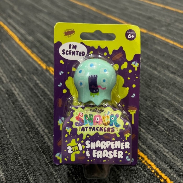 

Smiggle Snack 2 In 1 Sharpener and eraser