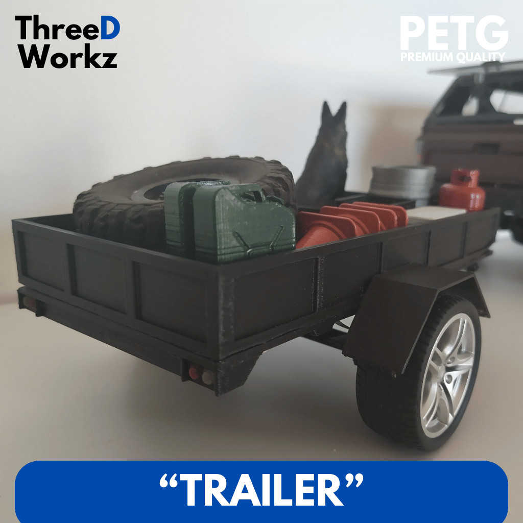 TRAILER/ANHANG/TOWING WPL C24 RC CAR OFFROAD 1:16