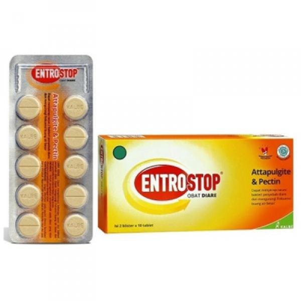

Entrostop 1 Strip 10 Tablet - Obat Diare Mencret BAB Sakit Perut