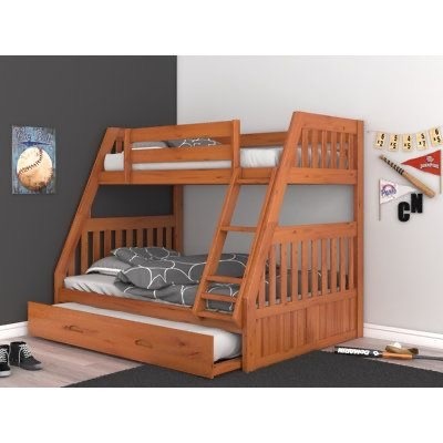 Ranjang Susun Minimalis Tempat Tidur Anak Tingkat Kayu Jati Dipan Minimalis