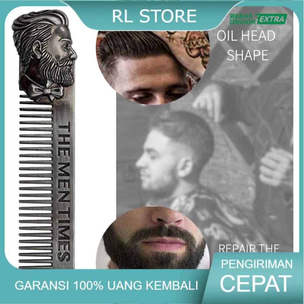 The Men Times Sisir Mini Portable Pocket Mustache Beard Comb