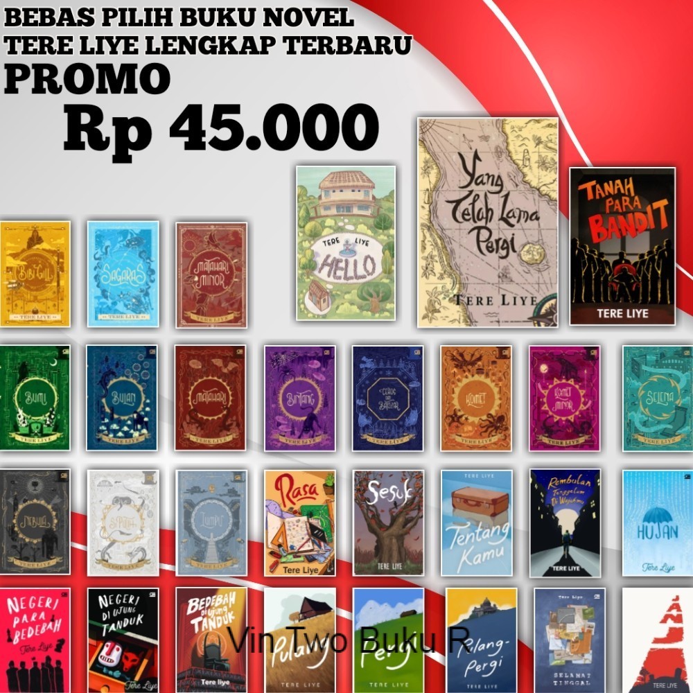 Buku Novel Tere Liye Series Bumi ILY Aldebaran Tanah Para Bandit Bandit Berkelas Hello Bulan Matahar