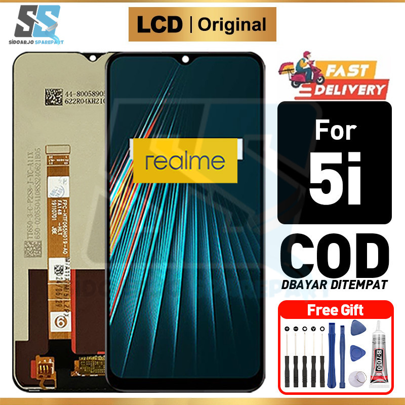 LCD Realme 5i Original 100% LCD Touchscreen asli Fullset Ori Compatible For Glass Touch Screen Digit