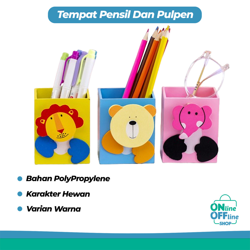 

Tempat Pensil Dan Pulpen Karakter Serbaguna Desktop Multifungsi Pen Holder 926