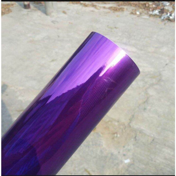 skotlet motor ungu chrome stiker skotlet motor Nmax ungu chrom metalik