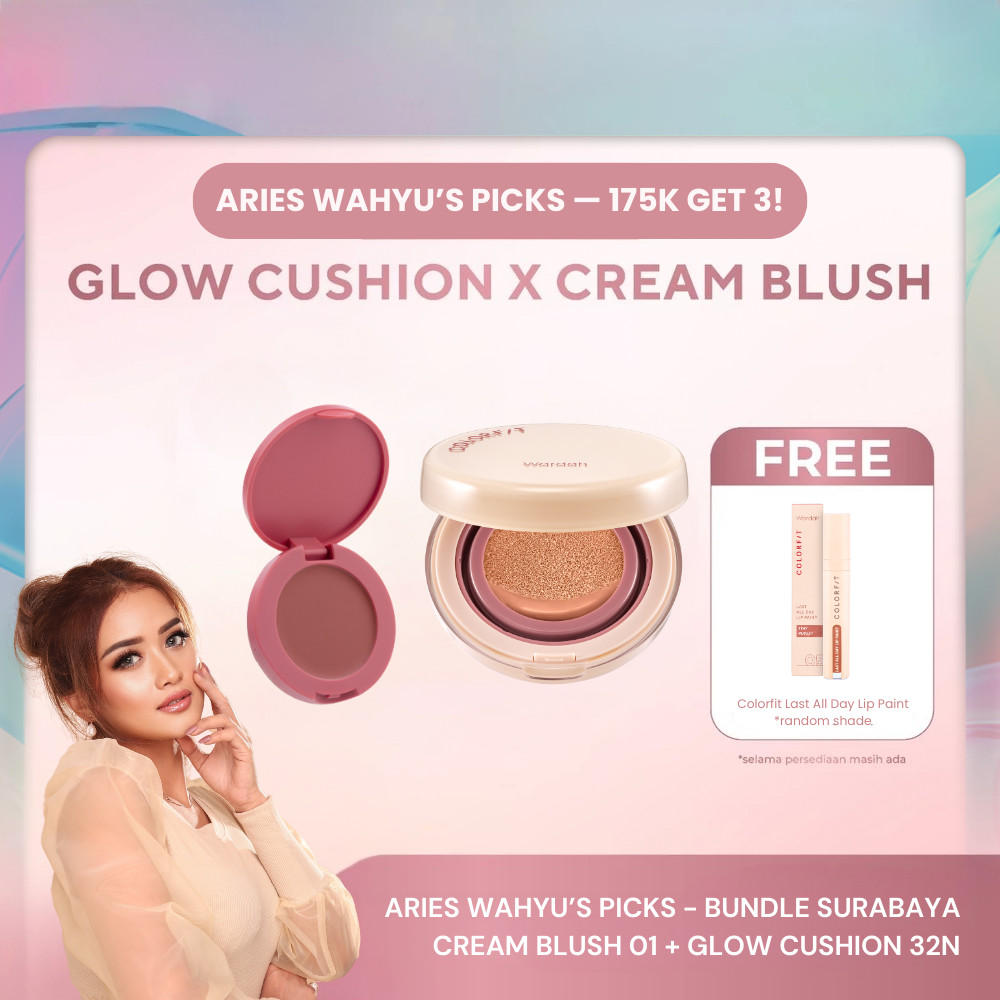 [ARIES WAHYU'S PICKS - SPECIAL BUNDLE SURABAYA] WARDAH 175K GET 3 Colorfit Perfect Glow Cushion + Co