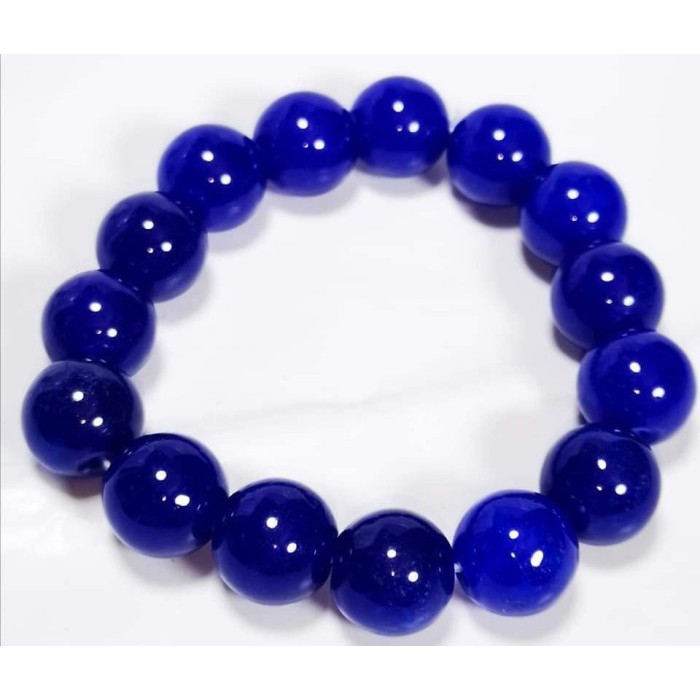 GELANG KESEHATAN BATU GIOK BIRU TAIWAN NATURAL TERMURAH