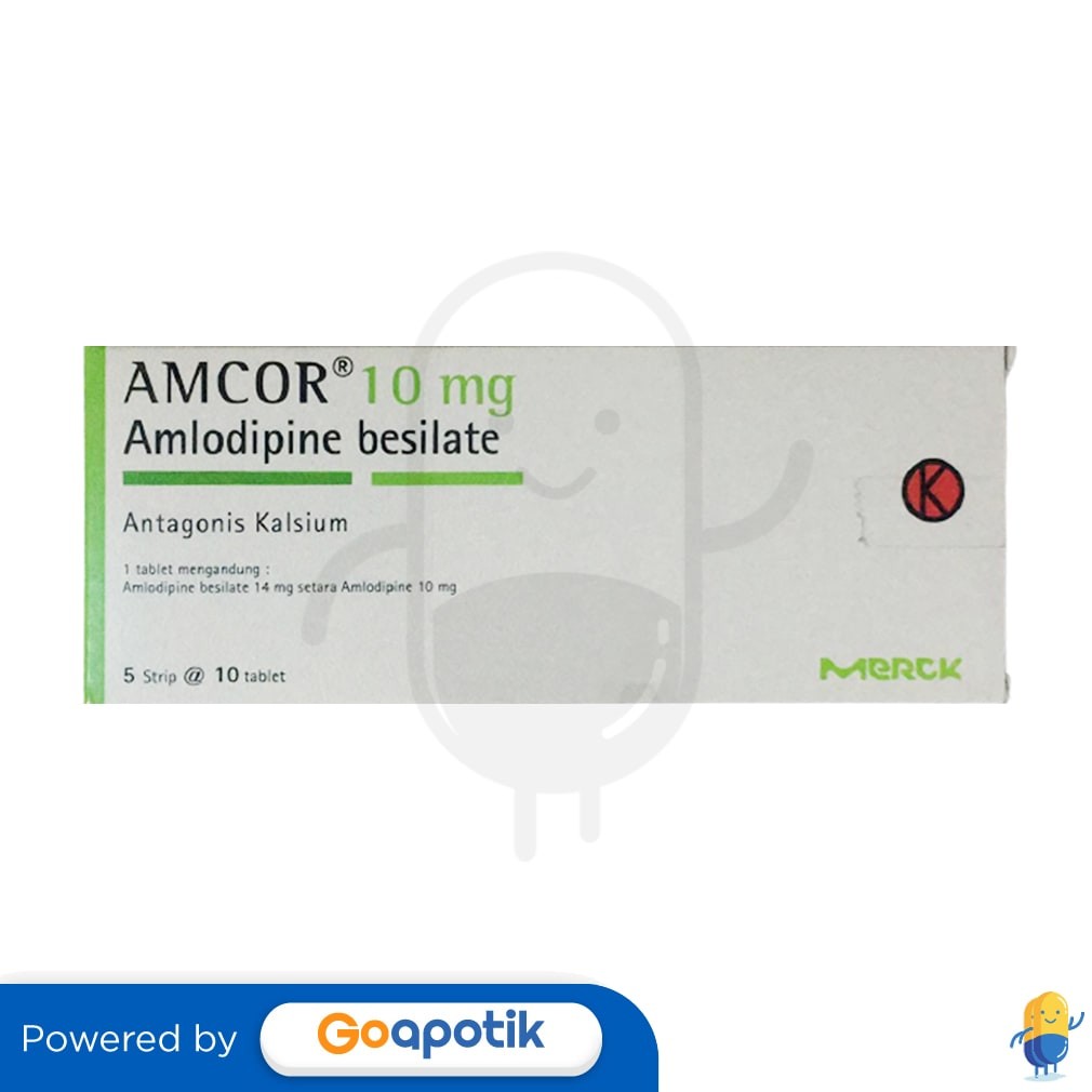 Amcor 10 Mg Box 50 Tablet / Hipertensi