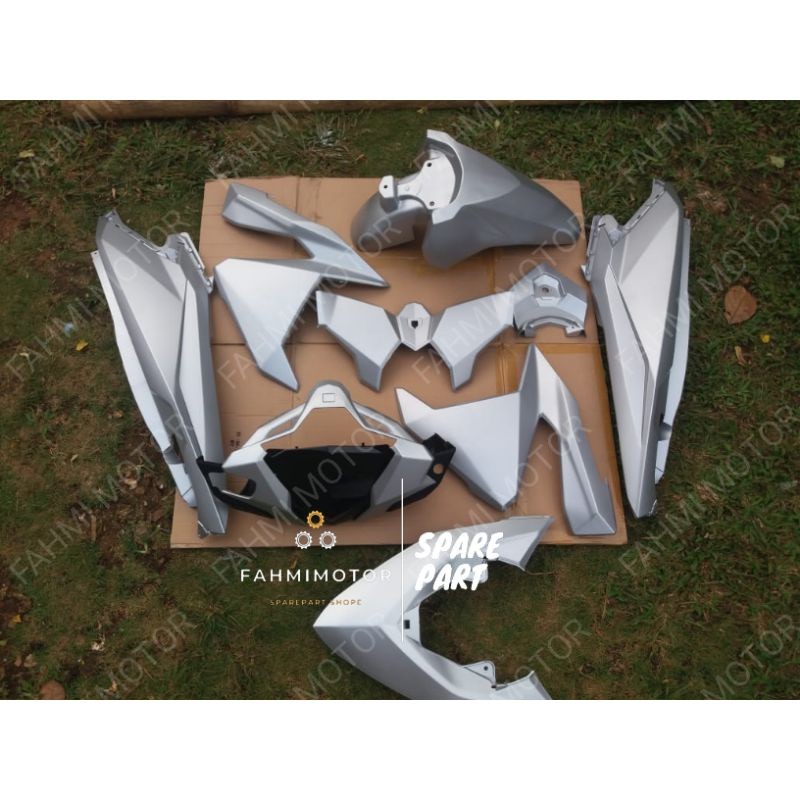 Full body halus Honda Vario 125-150 LED lama old 2015-2017 warna Silver doff matte