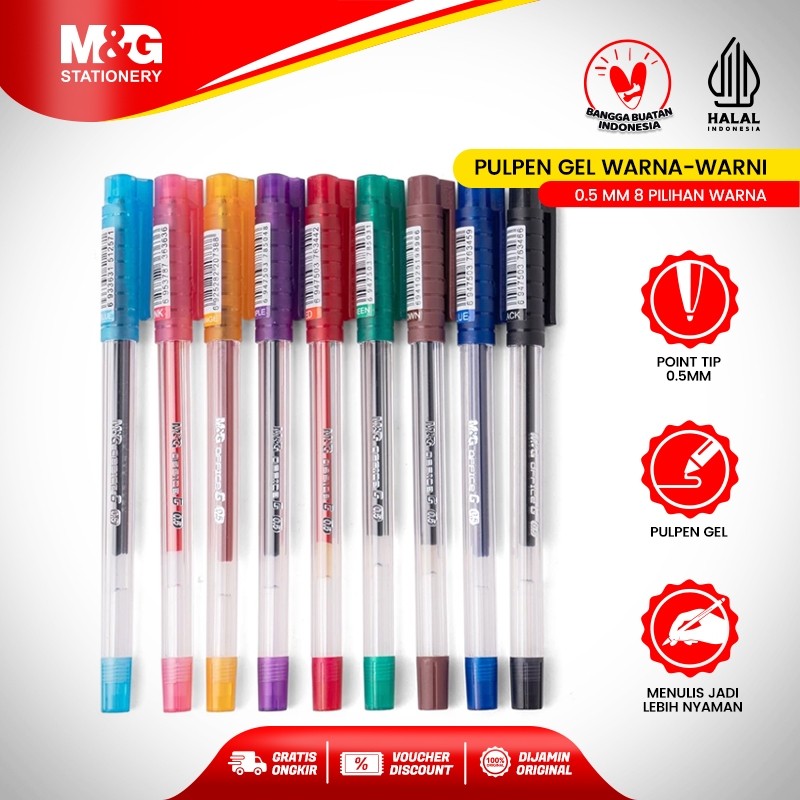 

SAMONO X M&G Pulpen Gel Premium Pen 0.5 mm/PCS Pena Pen